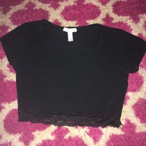 Black Crop Top